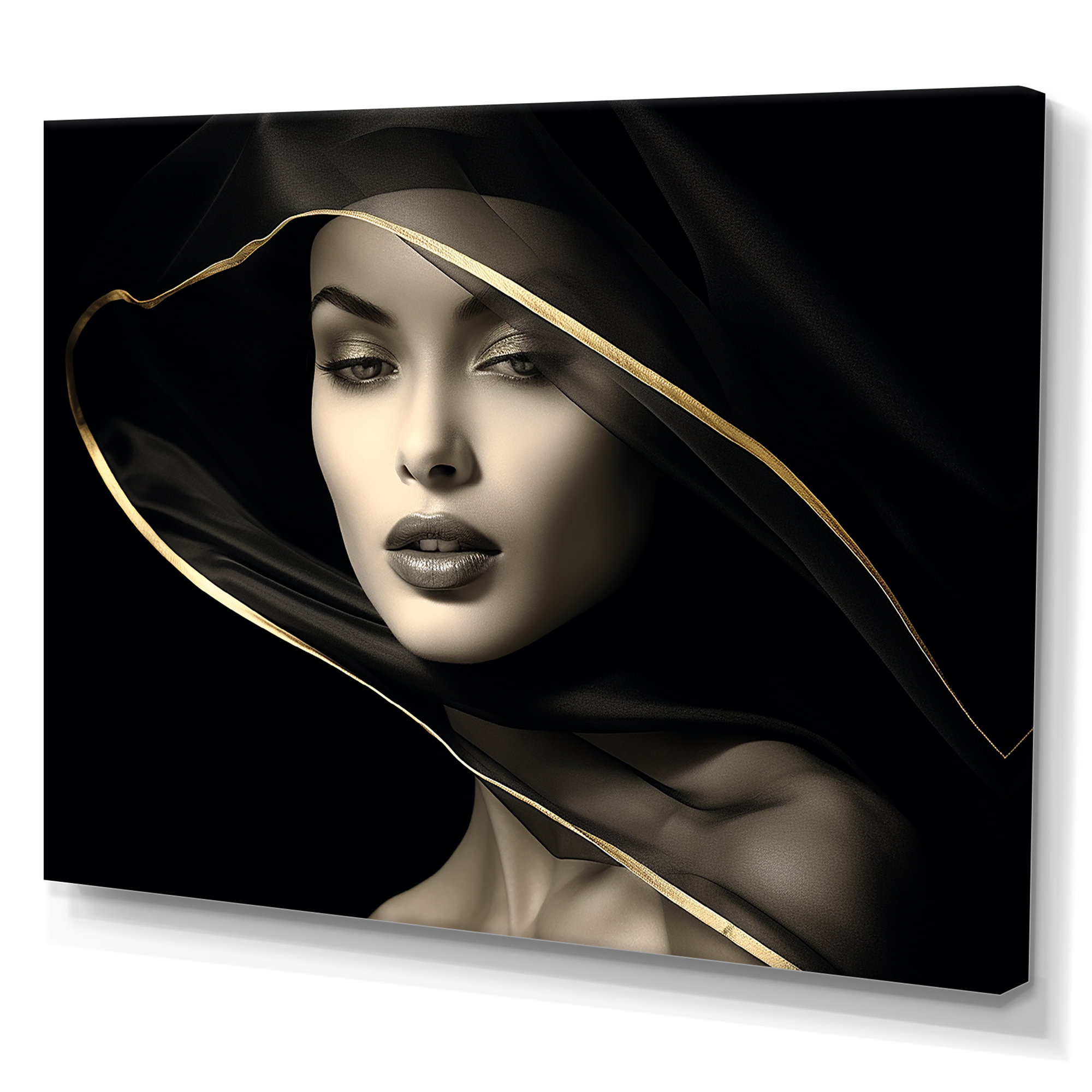 Mercer41 Vintage Retro Glam 1920 Woman Portrait Woman Fashion